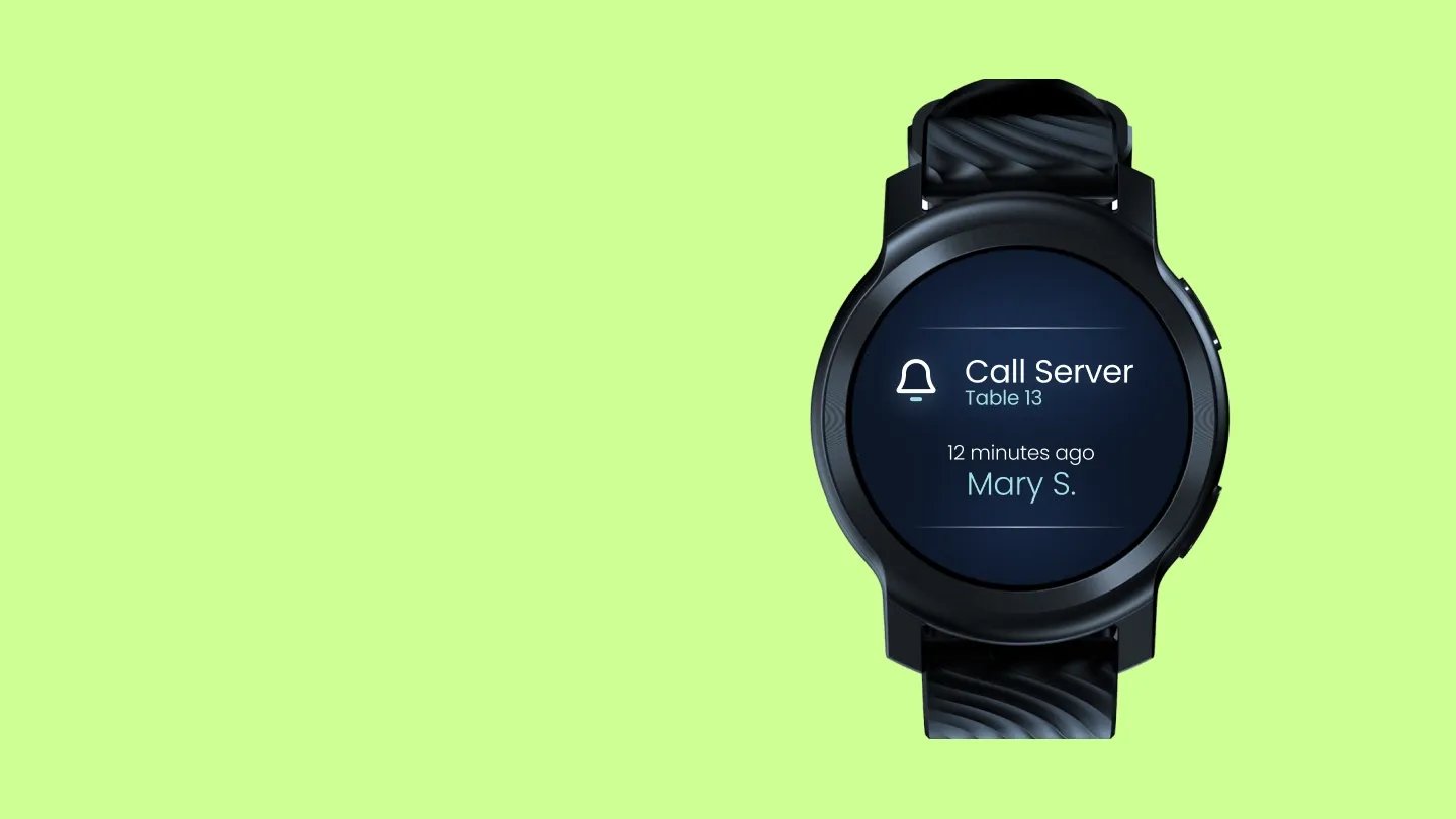 Presto Wearable App for Restaurants