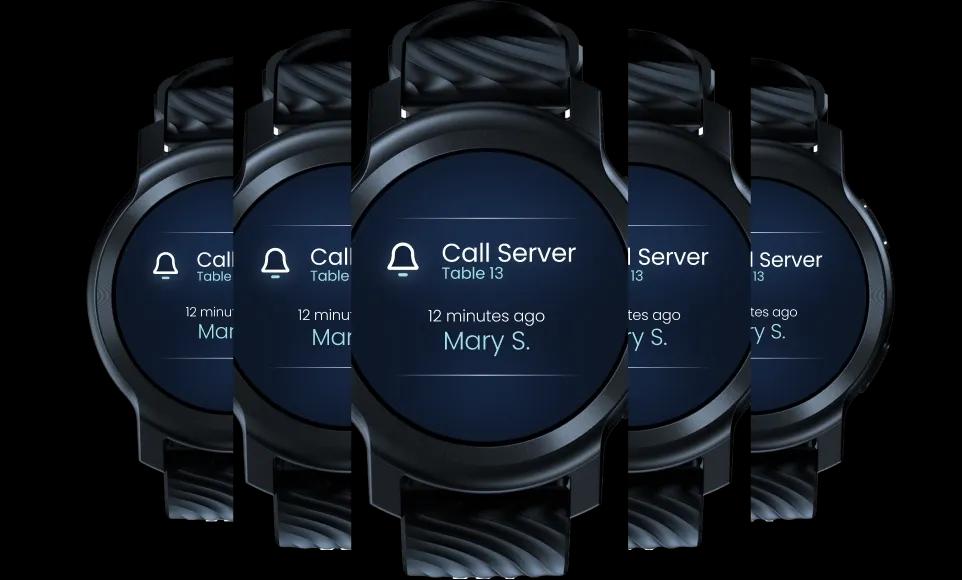 Presto Wearable App for Restaurants created by Exaud